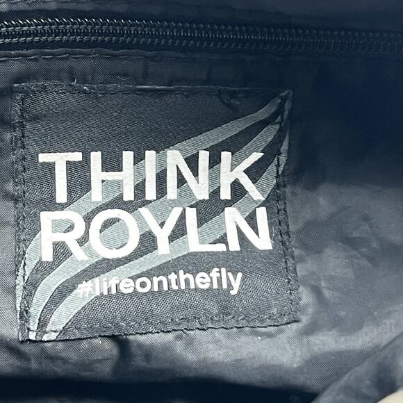 Think Royln Elton Hobo Designer Crossbody Silver Puffer Handbag Half-Moon - Picture 8 of 11